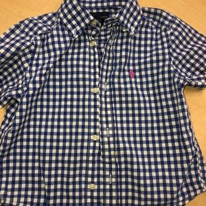 Polo short sleeve button up size 3T